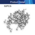 thumbnail image 4 of HUGFEGWE M5X10mm Machine Screws Phillips Pan Head Screws Bolts 0.8mm Pitch 304 Stainless Steel Fully Threaded Short Thread Rod Small Screws for Instruments Archery Tab Portable Monitor 50 Pieces, 4 of 5