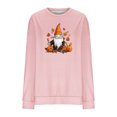 thumbnail image 4 of Lilgiuy Tunic Sweatshirt for Women 2023 Fall Long Sleeve Thanksgiving Print Sweatshirt Cute Pumpkin Graphic T Shirts Crewneck Pullover Tops for Date Nights, 4 of 5