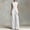 White, variant on Women's 2 Piece Sets Summer Work Clothes Mock Neck Sleeveless Blazer Vest Pants Suits Spring Business Casual Outfits Wine XXL(XXL)