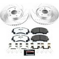 thumbnail image 3 of PowerStop Front Z26 Street Warrior Carbon-Fiber Ceramic Brake Pad and Drilled and Slotted Rotor Kit Fits: NISSAN Select Models K7034-26, 3 of 9