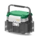 thumbnail image 2 of Caja Almacenamiento Aparejos Pesca Doble Capa Con Asa para Al Aire Libre () Verde, 2 of 9