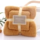 thumbnail image 4 of Luxury Bath Towels Set - 2 Piece Set, 100% Cotton Bathroom Towels, Zero Twist, Quick Dry Absorbent Bath Towel, Super Soft, 1 Bath Towel,1 Wash Cloths - Yellow, 4 of 9