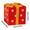 thumbnail image 3 of PEIBang Christmas Gift Boxes Christmas Decorations,10 Inch Christmas Tree Present Boxes,Christmas Home Gift Box Decorations, 3 of 6