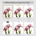 thumbnail image 5 of PixonSign Wall Art X-Ray Pink Botanical Floral Flower Adhesive Canvas Posters Prints, Set of 4 Rustic Wildflowers Paintings, Country/Farmhouse Minimalism for Home Decor - 11"x14", 5 of 5