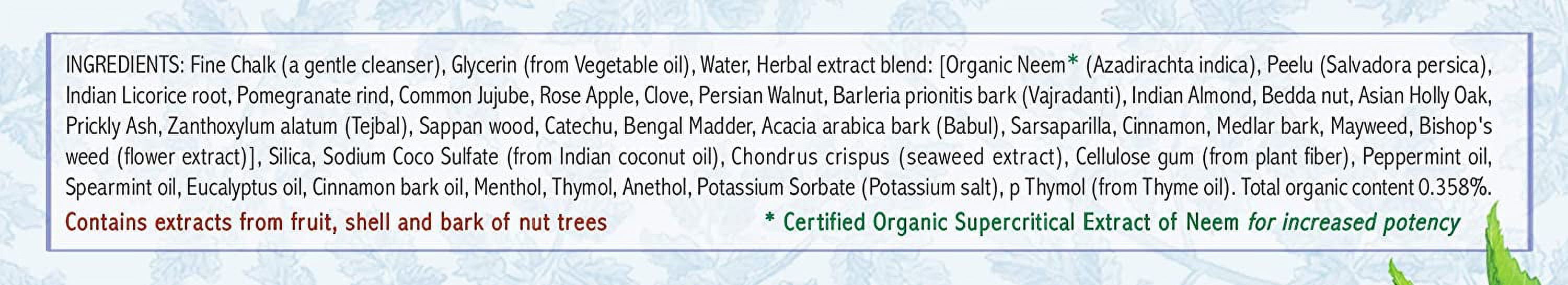 Auromere Ayurvedic Herbal Toothpaste, Fresh Mint 4.16oz 2 Pack