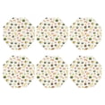 thumbnail image 2 of Disketp Sushi And Rolls Funny Coasters,6 Pcs Leather Coasters With Holder, Perfect Housewarming Hostess Gifts,Protect Furniture From Water Marks Scratch And Damage, 2 of 9