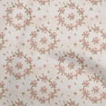 thumbnail image 1 of oneOone Polyester Spandex Light Beige Fabric Watercolor Floral Diy Clothing Quilting Fabric Print Fabric By Yard 56 Inch Wide, 1 of 5