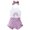RD2, variant on Baby Girl Rainbow Print Romper Sets Plain Color Tank Top & Bow Headband & Ruffle Polka Dot Shorts 3Pcs Outfits