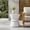 Antique White 2, variant on Lightweight Concrete Round End Table for Outdoor Patio, 15.75 Side Table with Basket Weave Pattern