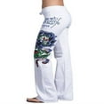 thumbnail image 3 of Pantalon Grand Extensible pour Femmes Mélange Coton Bas Imprimé Taro, 3 of 5