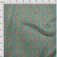 thumbnail image 3 of oneOone Polyester Lycra Fabric Leaves|Floral & Paisley Block Fabric Prints By Yard 56 Inch Wide, 3 of 4