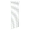 Econoco Metal Slat Grid for Any Retail Display or Home Storage, 2’ Width x 6’ Height, 3 Grids Per Carton (CHROME)