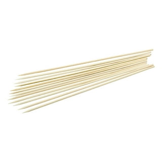 100 Pack Bamboo Skewers for Crafts, Grilling BBQ, Kabobs, 12-Inch Brown -  Wooden
