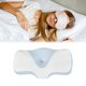 thumbnail image 2 of Almohada cervical, almohada de espuma viscoelástica ligera para quienes duermen de lado, boca arriba y boca abajo, almohada de soporte para el cuello, almohada ergonómica, 2 of 8