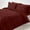 Burgundy, variant on The Great American Store Lightweight Microfiber Twin/Twin XL Size Duvet Cover Set With Zipper Closure Solid Chocolate Soft And Comfrotable Comforter Cover and Pillow Shams