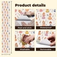 thumbnail image 5 of Peel and Stick Wallpaper Cute Princesses Crowns Floral Pastel Colors Wall Mural 17.7in x 9.8ft Self Adhesive Removable Wall Paper Renter Friendly Wallpaper for Bedroom, 5 of 8