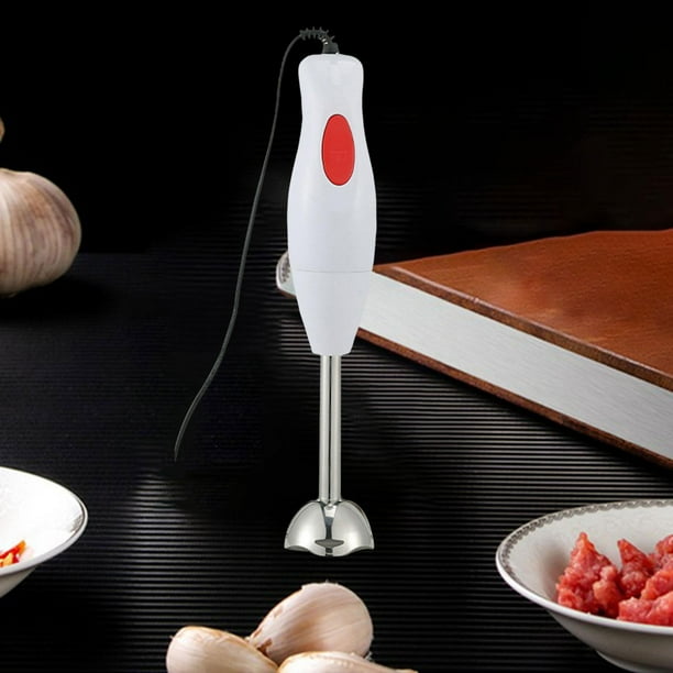 Batidora de mano Mezclador de alimentos Licuadora electrica duradera de mano ligera Picadora de carne electrica para restaurante Sopas de hielo para e Acero inoxidable Soledad Licuadora de mano Walmar...