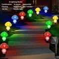 thumbnail image 3 of Zhangyh Mushroom Solar Lights Outdoor, Waterproof Mushroom Landscape Lights 8 Lighting Modes Mushroom Garden Fairy Lights, 3 of 9