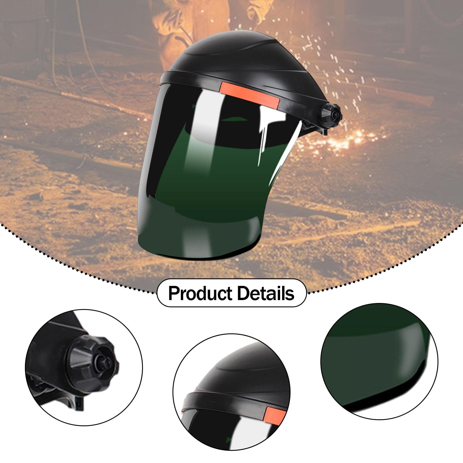 JISADER Auto Darkening Welding Hood Comfortable 180 degree Flip up Anti Splash Face Shield