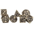 thumbnail image 3 of Sailing Juego de dados poliédricos de metal: 7 piezas para juegos de rol y juegos de mesa, 3 of 10