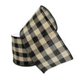 thumbnail image 4 of 4" Wired Buffalo Check Ribbon by Celebrate It™ Décor, 4 of 4