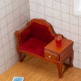 thumbnail image 3 of SHISUYAN Mini House Sofa Ornament Exquisite Mini Sofa with Drawer Mini Furniture Adornment, 3 of 9