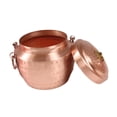 thumbnail image 3 of Olla de cobre con tapa, olla para hervir, olla pequeña de cobre para calentar, cacerola, olla para sopa C, 3 of 9
