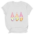thumbnail image 5 of Patlollav Womens Plus Size Easter Casual Short Sleeve Print Round Neck Blouse T-Shirt Ladies Tops, 5 of 5
