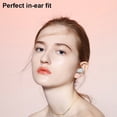 thumbnail image 4 of Acuvar Fully Wireless Bluetooth 5.0 Rechargeable iPX4 Water & Sweat Proof Earbud Headphones w Microphone, Touch Controls, Smart LCD Charging Case, 3D Stereo Bass and Noise Cancelling (White), 4 of 7