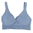 thumbnail image 4 of Sujetador inalámbrico Mujer Chica Sujetador acolchado Sujetador deportivo suave y transpirable para yoga Gimnasio Correr FitnessAzul M, 4 of 14