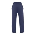 thumbnail image 3 of Pantalón Fruit Of The Loom . para Mujer, Deportivo Felpa Azul Marino Talla EG, 3 of 4