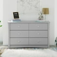 thumbnail image 4 of Commode Double à 6 Tiroirs Crescent de Storkcraft, 4 of 9