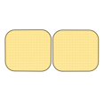 thumbnail image 6 of Goofa Yellow Gingham Pattern 2 Piece Car Windshield Sun Shade Foldable | Front Windshield Shade for Sun, Heat and UV Rays | Sunshade for Car Front Window-, 6 of 6