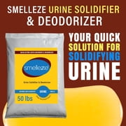 SMELLEZE Urine Solidifier and Odor Remover Powder 50lb Bag