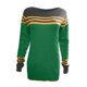 thumbnail image 5 of Suéter de cuello redondo para mujer, suéter de rayas de colores a juego, suéter para mujer, 5 of 5