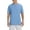 Carolina Blue, variant on Adult Performance Polyester Jersey Knit Crew Neck, Short Sleeve T-Shirt