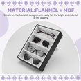 thumbnail image 5 of Sunglasses Display Glasses Cases 4 Grids Sunglasses Display - Black, 5 of 5