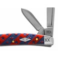 thumbnail image 2 of Case xx Knives Small Congress Stars & Stripes Dark Red Bone 1/500 Stainless Pocket Knife, 2 of 4
