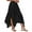 Black, variant on Summer Women's Boho Maxi Skirt Casual Flowy Asymmetric High-Low Hem Lightweight Comfortable Skirt