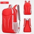thumbnail image 2 of Mochila de nylon para acampar Transpirable a prueba de agua para hacer ejercicio Fitness (Rojo), 2 of 6