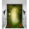 thumbnail image 3 of ABPHOTO 5x7ft Photography Backdrop Fairytale Forest with Lanterns Green Medow Flowers Backdrops for Photo Shoots Lovers Party Game Adult Kids Baby, 3 of 4