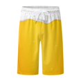 thumbnail image 2 of Aayomet Swimming Trunks for Men Beach Shorts Breathable Tether Print Board Shorts (Yellow, XXL), 2 of 5