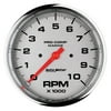 Auto Meter 200801-35 - Marine 5" Chrome In-Dash Mount Electric Tachometer Gauge