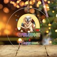 thumbnail image 3 of Welcome to Golden Retriever Classroom Teacher Dog Mom Acrylic Round Ornament Goldens Dog Lover Gifts Idea Home Tree Decor - 02015, 3 of 4