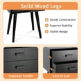 thumbnail image 4 of Urbanest Hartford Two Drawer Side Table, Black, 4 of 18
