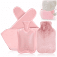 thumbnail image 3 of Bolsa De Agua Caliente Peluche 3pz Malubero Rosa, 3 of 5