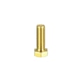 thumbnail image 3 of Unique Bargains Brass Hex Bolts, 1/2-13x1-1/2' 1 Pack Fully Thread Grade 4.8 Machine Screws, 3 of 4