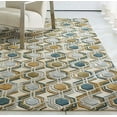 thumbnail image 3 of ALEF HOME Geometric Rugs Art Deco Tufted Multicolor Geometric Area Rug, 10' x 14', Quick Dry, 3 of 5
