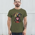 thumbnail image 3 of Tee Hunt My Favorite Breed is The One in Need T-Shirt Dean Russo Dog Men's Tee, Military Green, 5X-Large, 3 of 5