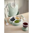 thumbnail image 2 of BabyBjorn 4-Piece Mealtime Set, Non-Slip, Green, 2 of 5
